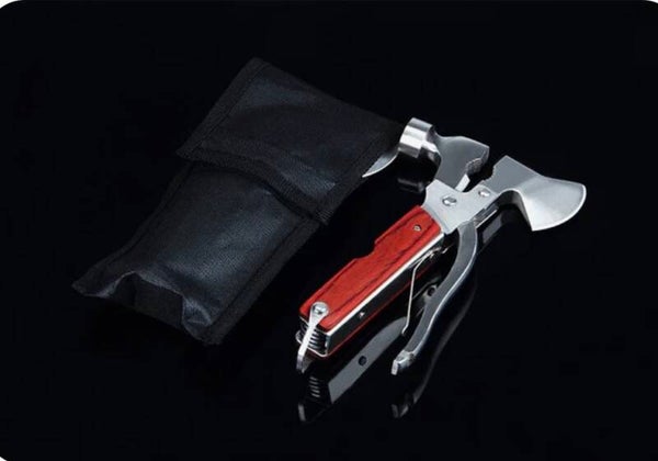 16 in 1 Steel Multi Purpose Pocket Hammer Amy Knife Tools Set