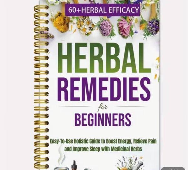Herbal remedies notebook for beginners