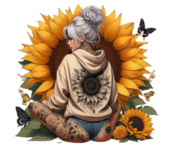 Tattoo Girl - Sunflower