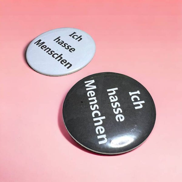 Button - Ich hasse Menschen -