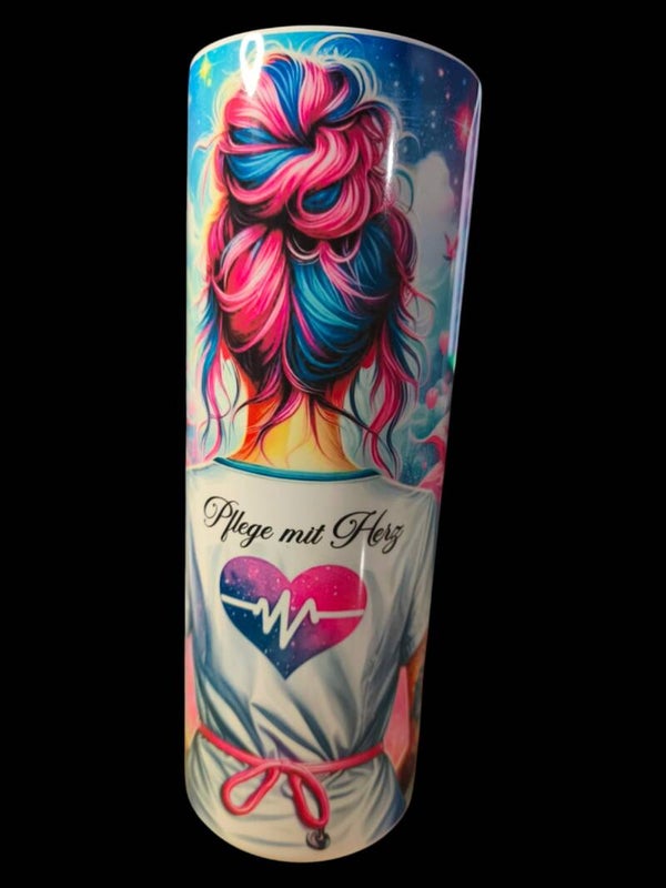 Tumbler " Care with heart"