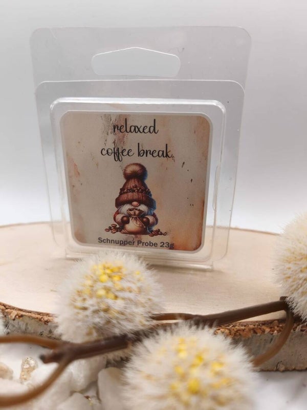 relaxed coffee break