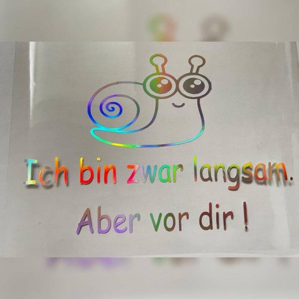 Auto Aufkleber "Schnecke"