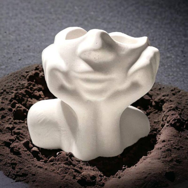 Skulptur Frauengesicht