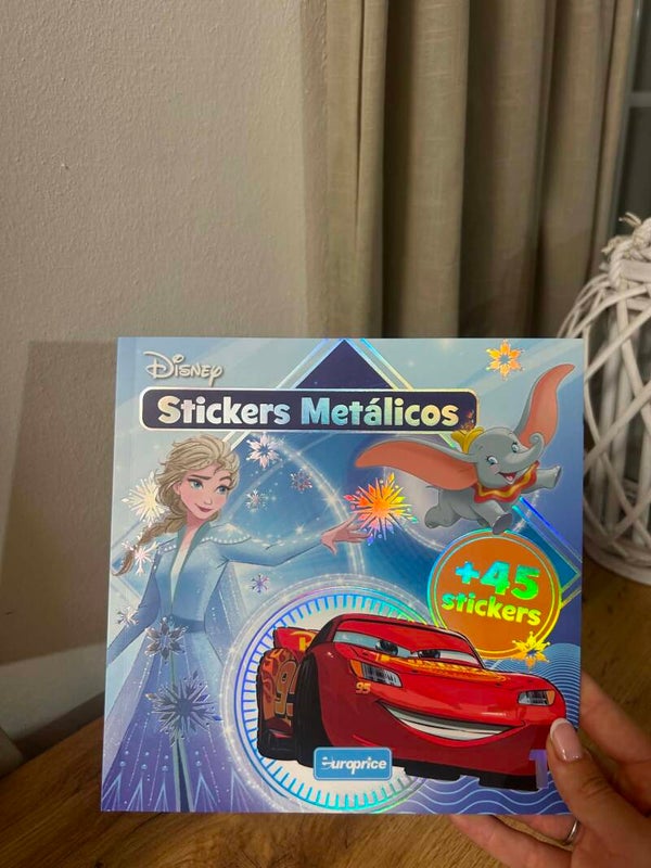 Livro Colorir + Stickers metálicos Disney