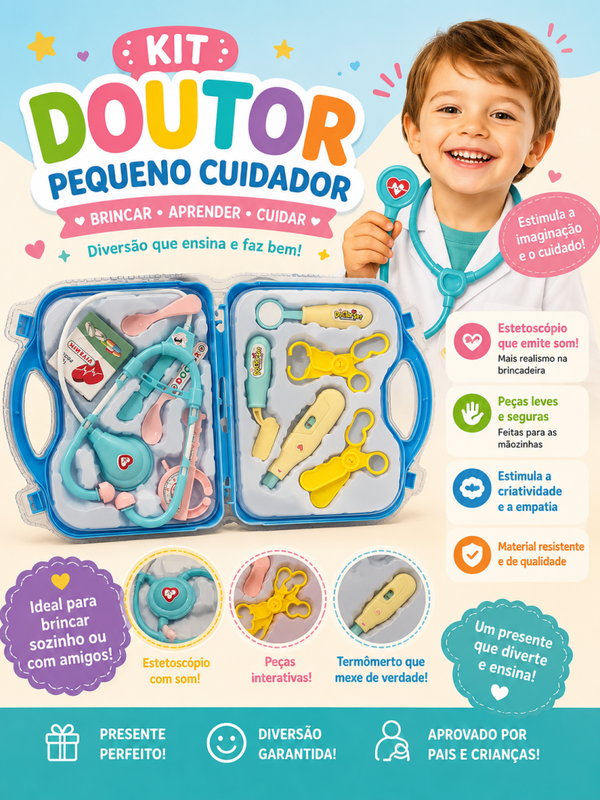 Kit Doutor Pequeno Cuidador