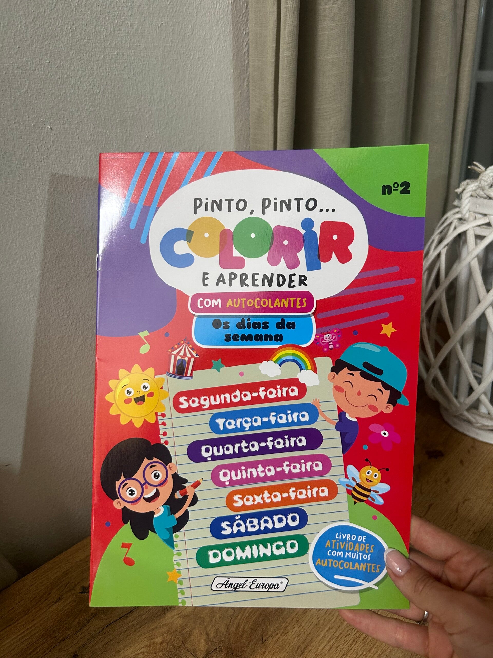 Livro Colorir Dias da Semana