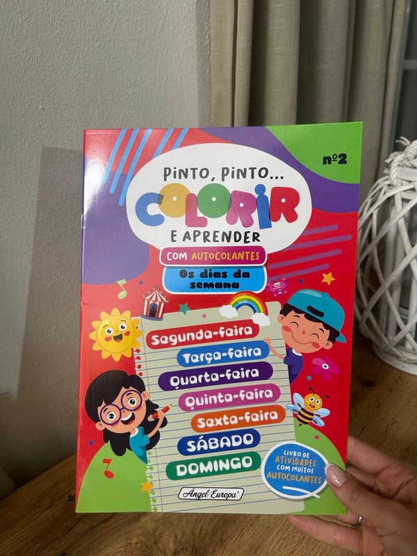 Livro Colorir Dias da Semana
