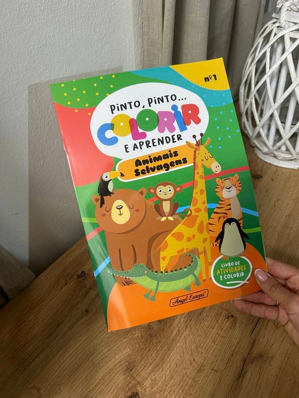 Livro de atividades e colorir