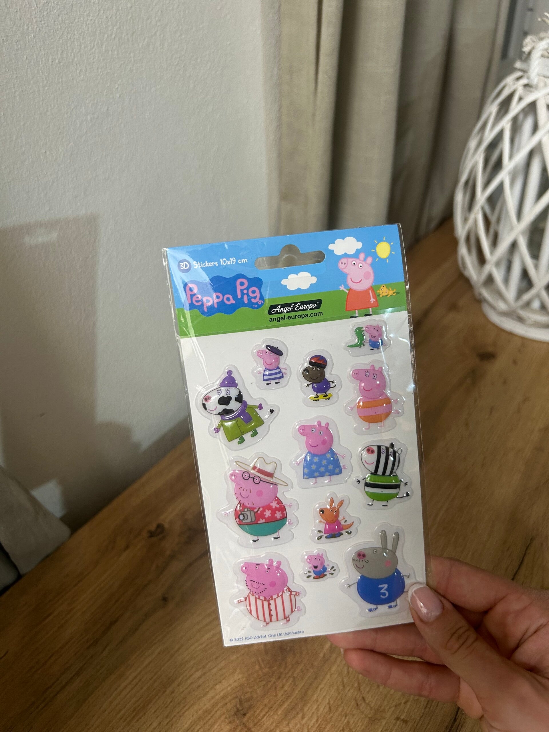 Stickers Peppa Pig 3D