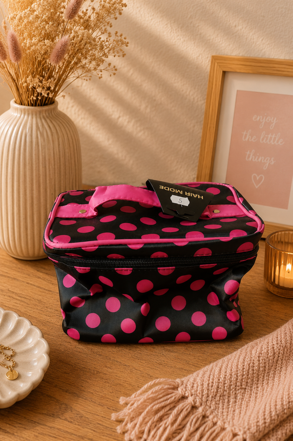Make-up tas polka dots