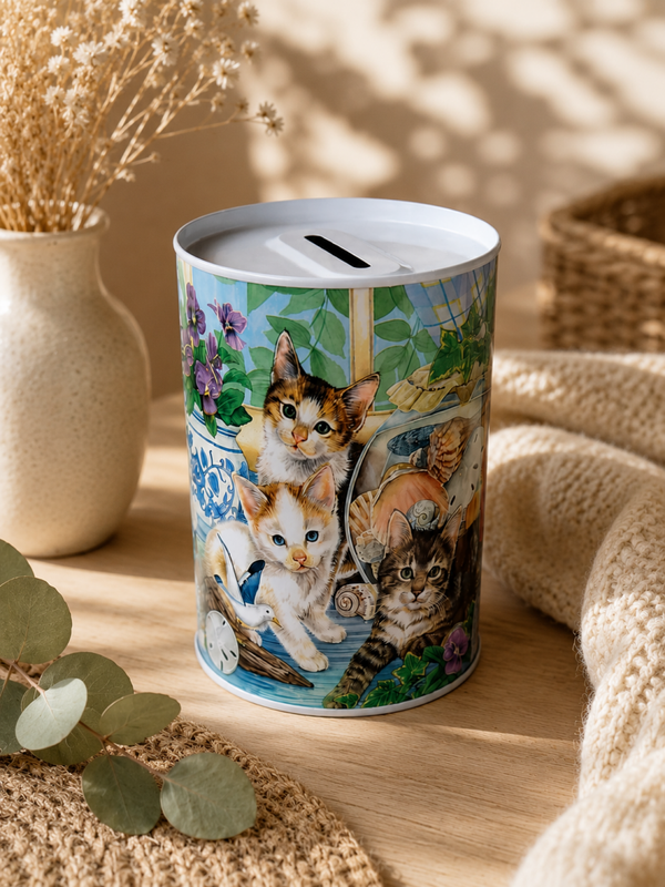 Kleine spaarpot katten