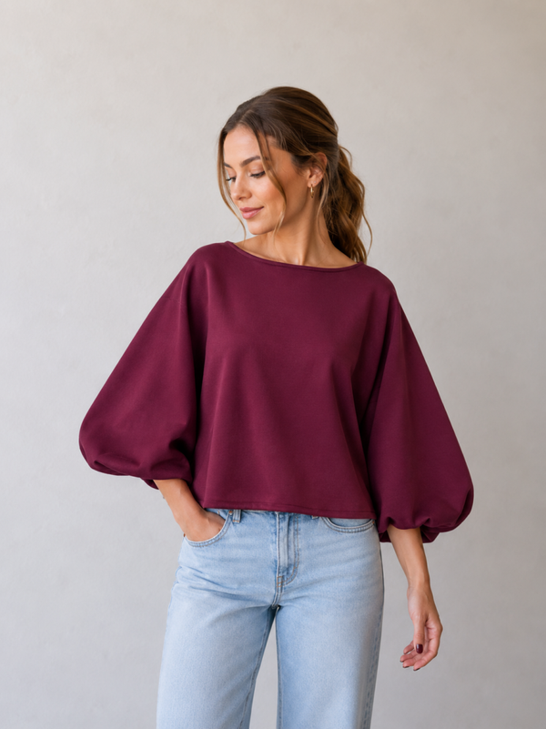 Miranda blouse - bordeaux