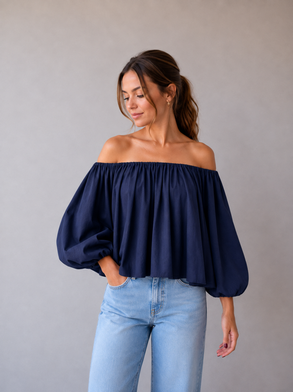 Tilly blouse - marine