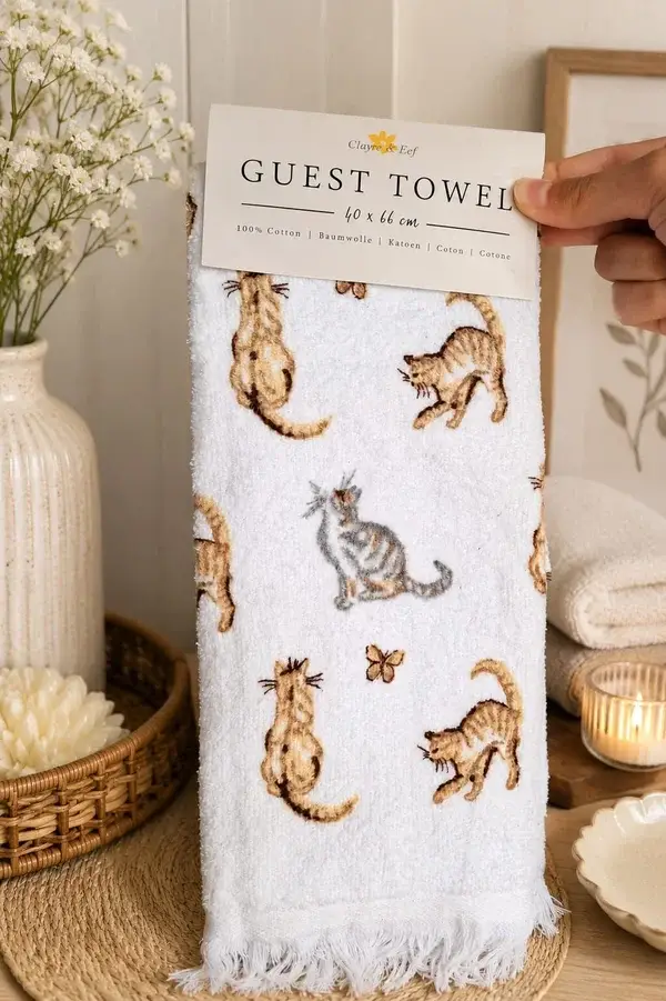 Handdoekje katten