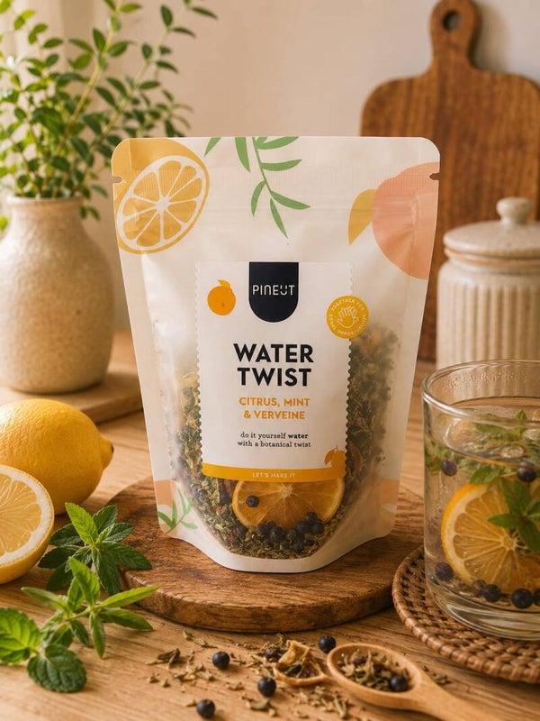 Water twist citrus, mint & verveine