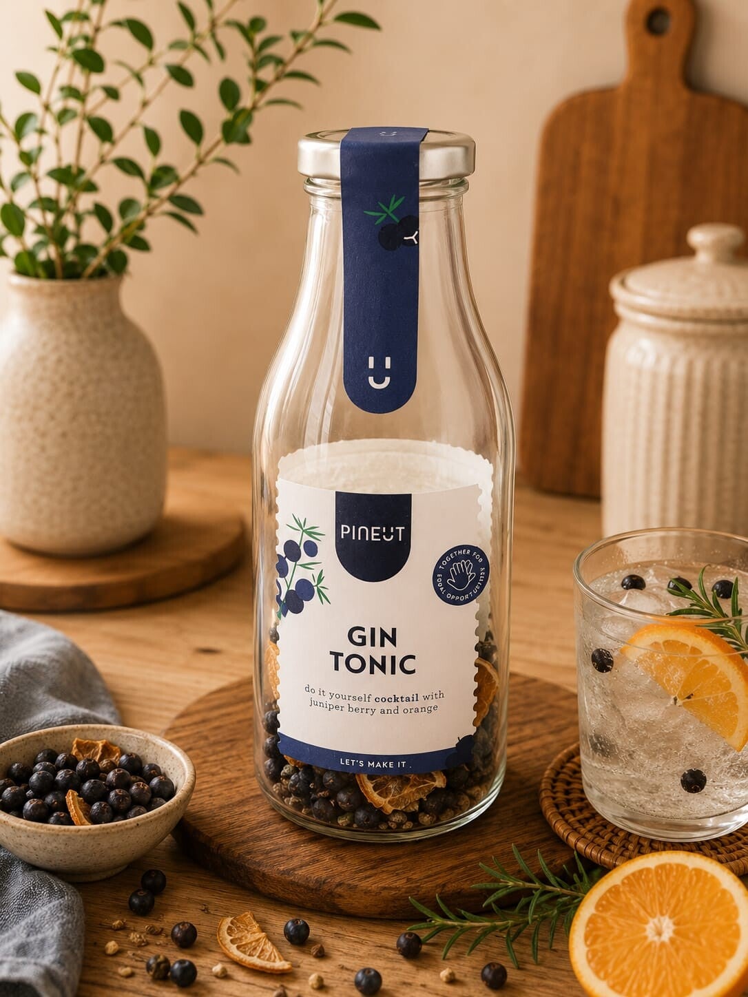 Gin tonic juniper berry & orange