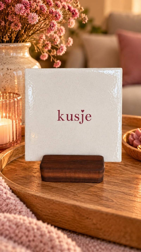 Tegeltje - kusje