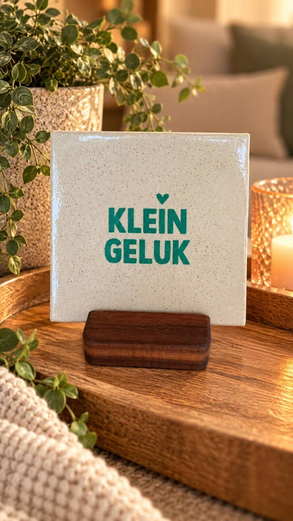 Tegeltje - klein geluk