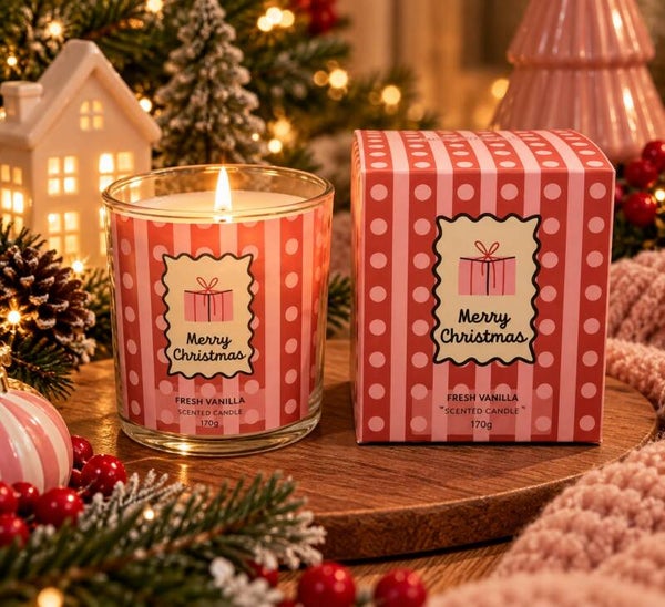 Geurkaars - merry christmas