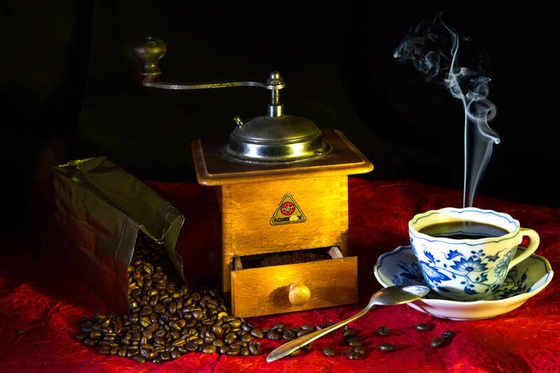 Der Kaffee ist fertig