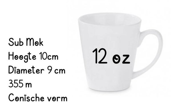Blanco Conische 12 Oz Mok