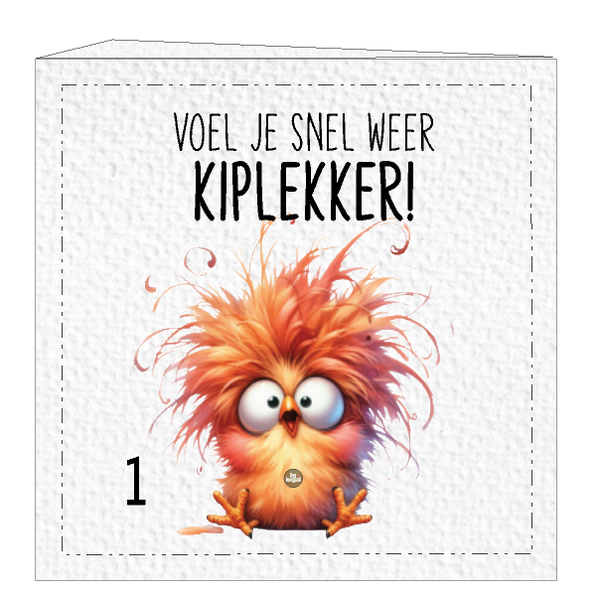 Kiplekker-Linnenkaartje nr 1