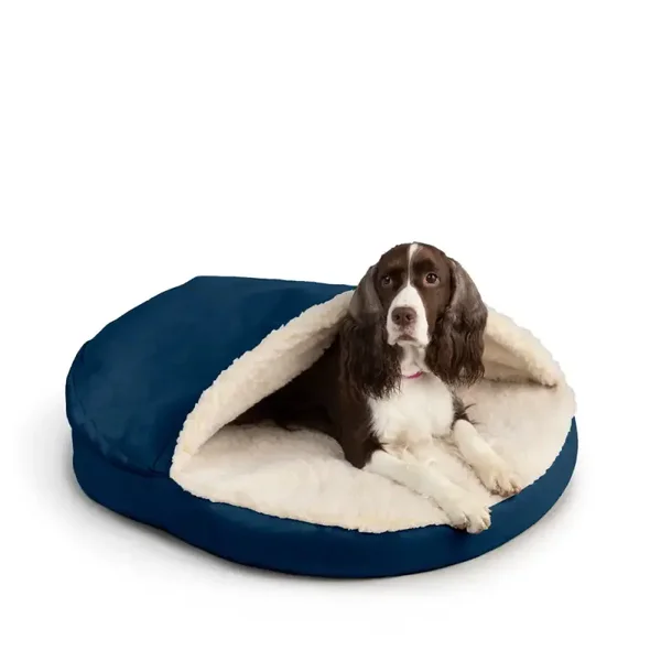 Microsuede Orthopedisch Cozy Cave® Honden- en Kattenmand