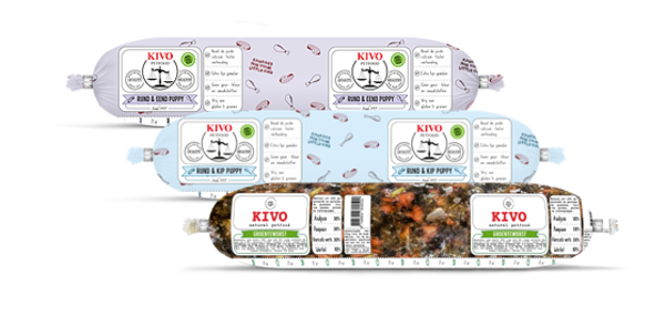 Combidoos Pup Rund & Kip, Rund & Eend en 4 rollen groente