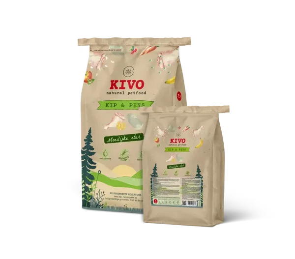 Koudgeperste brokken Kip & Pens - Moeilijke Eter (Gluten Vrij)