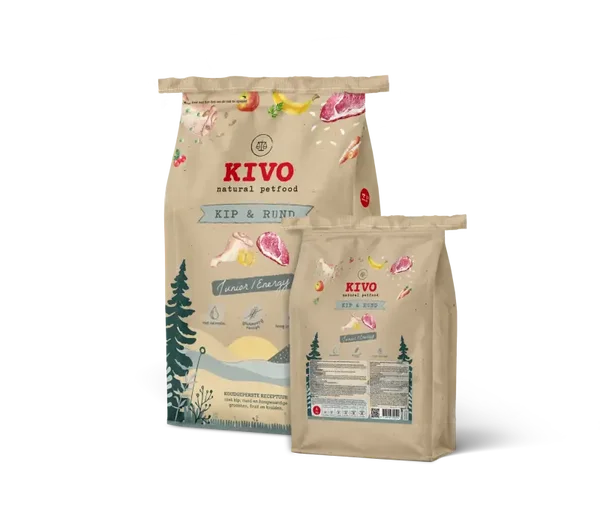 Koudgeperste Glutenvrije Junior/Energy brokken (kip/rund)