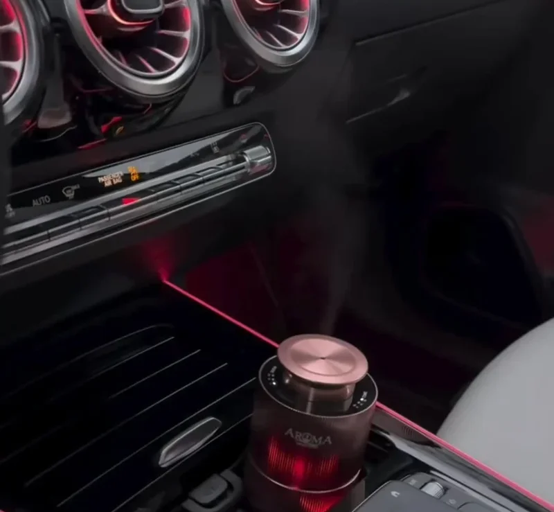 Mini diffuser geurverspreider voor auto – compacte aroma diffuser – Petfood Joëlle Goutum