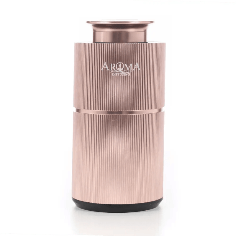 Mini diffuser geurverspreider roségoud – draadloos, 20 m² bereik – Petfood Joëlle Goutum