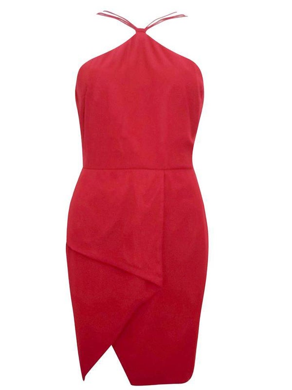 VLabel MAROON Brompton Mini Dress