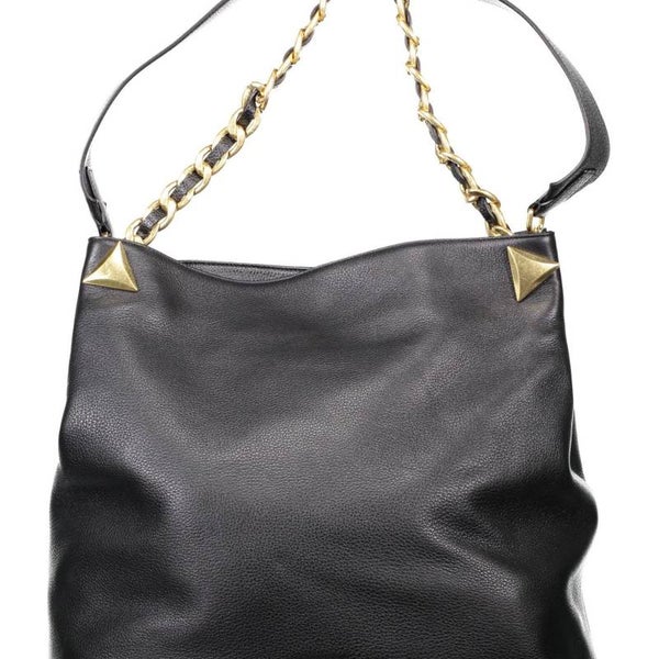 GUESS LEATHER BAG LADIES JEANS BLACK