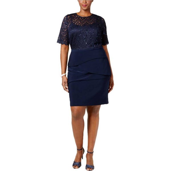 Plus Mixed  Dress
