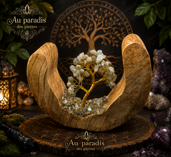 🌳Arbre du bonheur en labradorite 🌳
