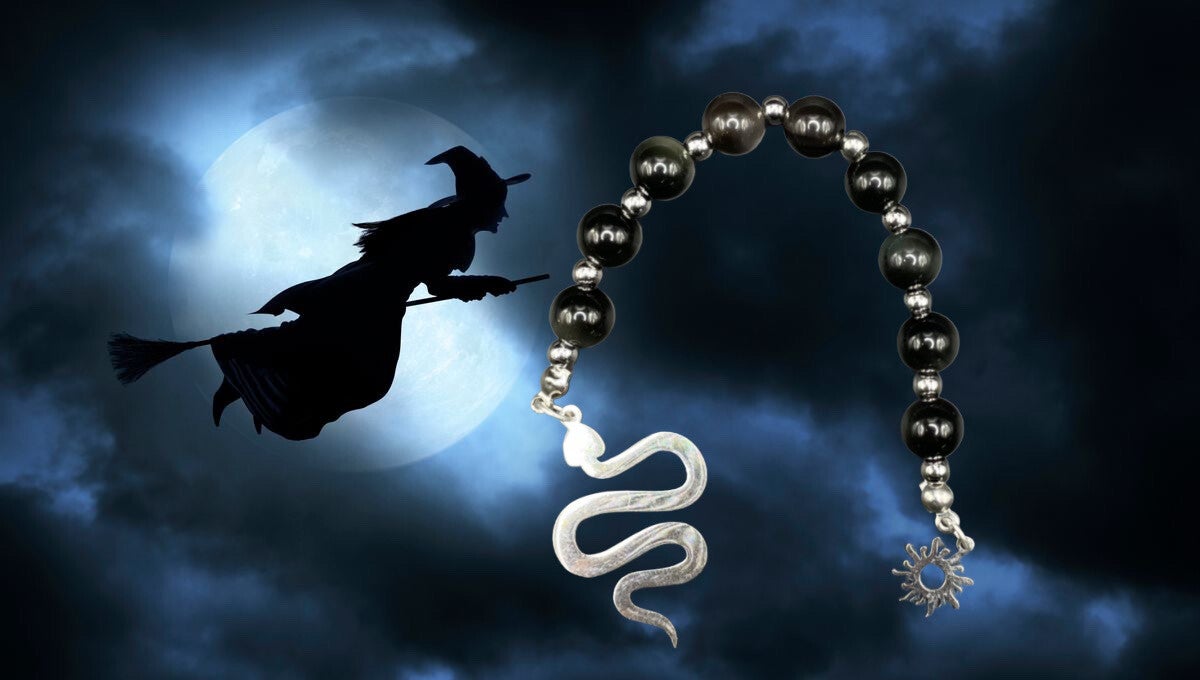 Échelle de sorcière obsidienne œil céleste