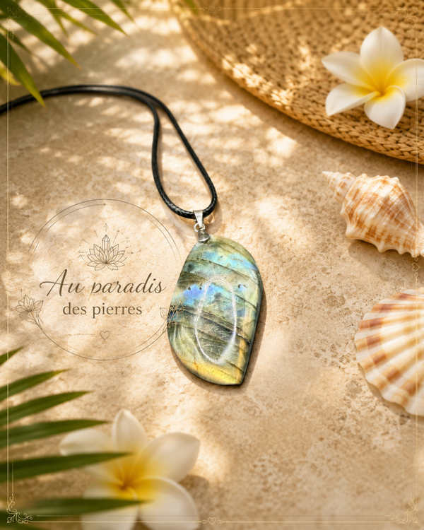 Pendentif labradorite