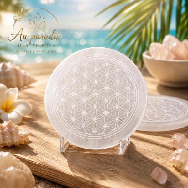 Fleur de vie sélénite