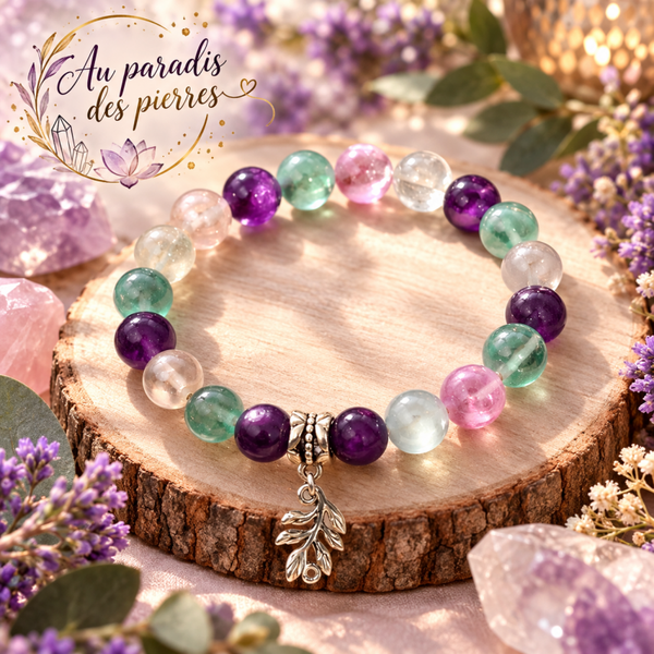 Bracelet en FLUORITE