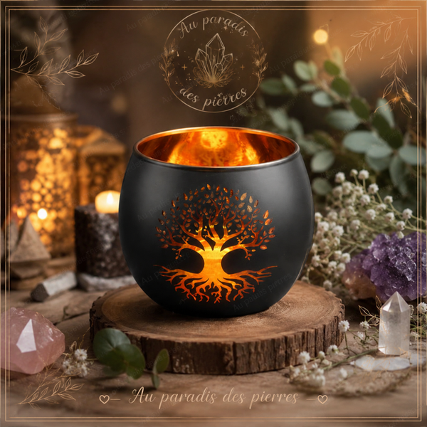 Supports bougies arbre de vie