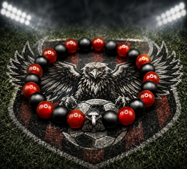 🔴⚫ BRACELET ÉQUIPE FOOT OGC NICE ⚫🔴