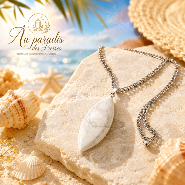 Pendentif howlite