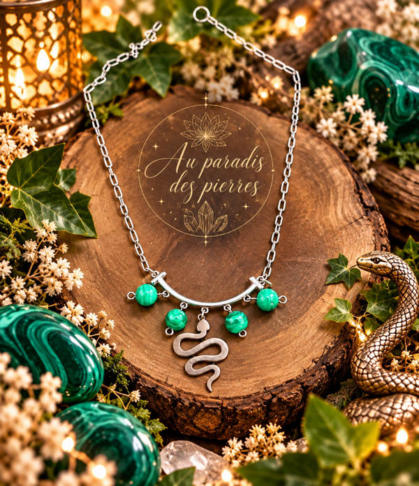 🐍Collier serpent mystique 🐍