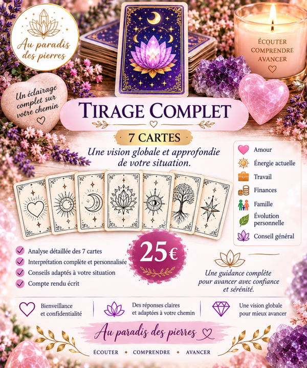 Guidance tirage complet