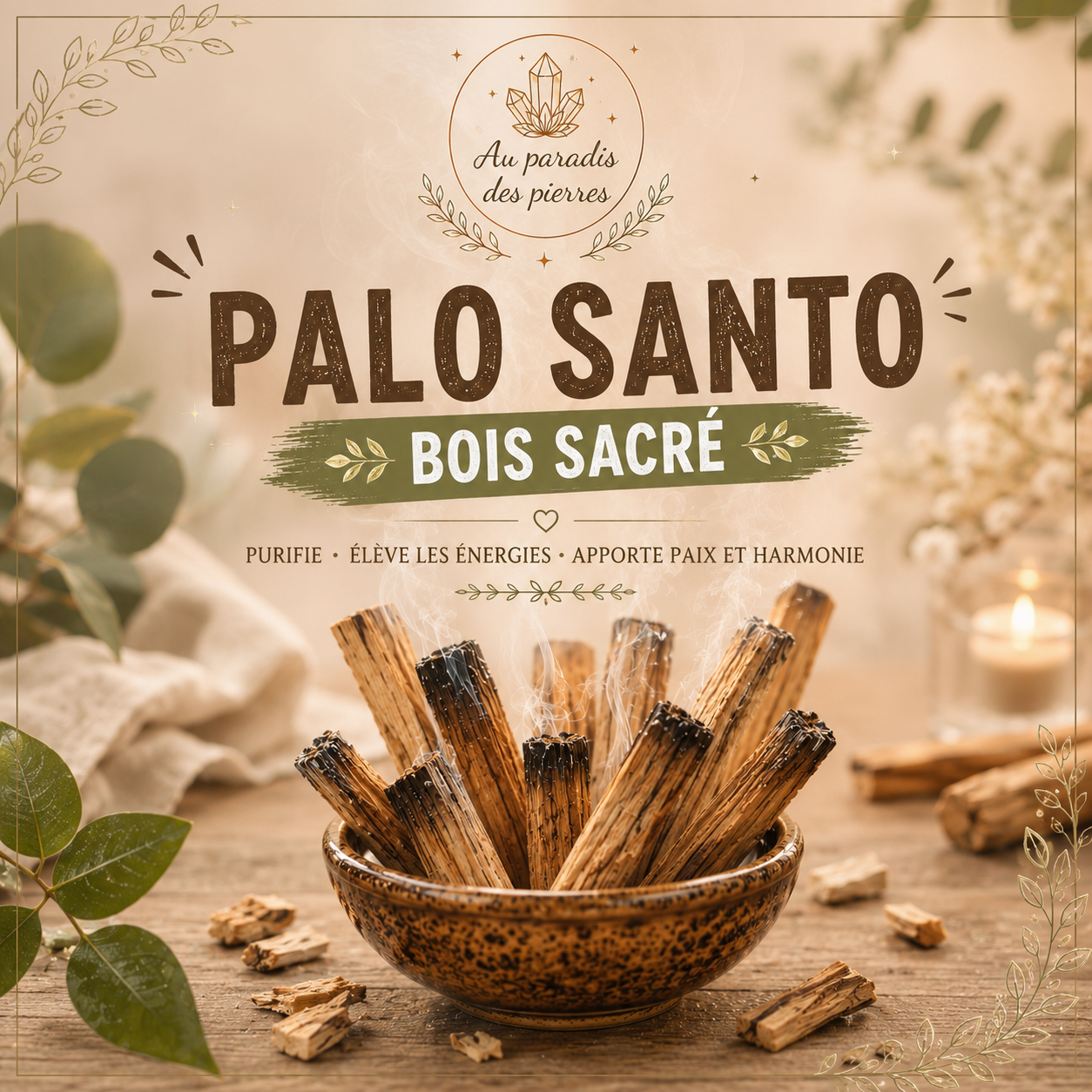 Utilisation  du palo santo