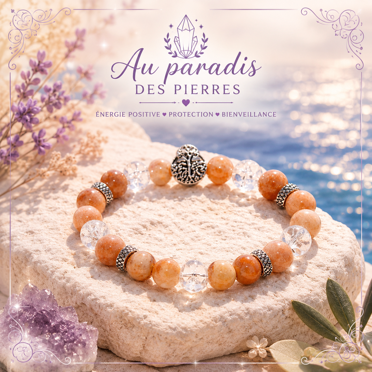 Bracelet « Positivité et Réconfort «
