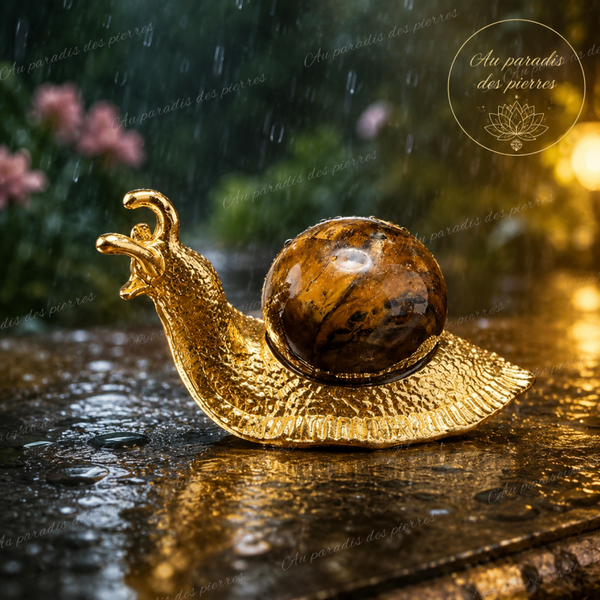 Escargot chanceux œil de Tigre