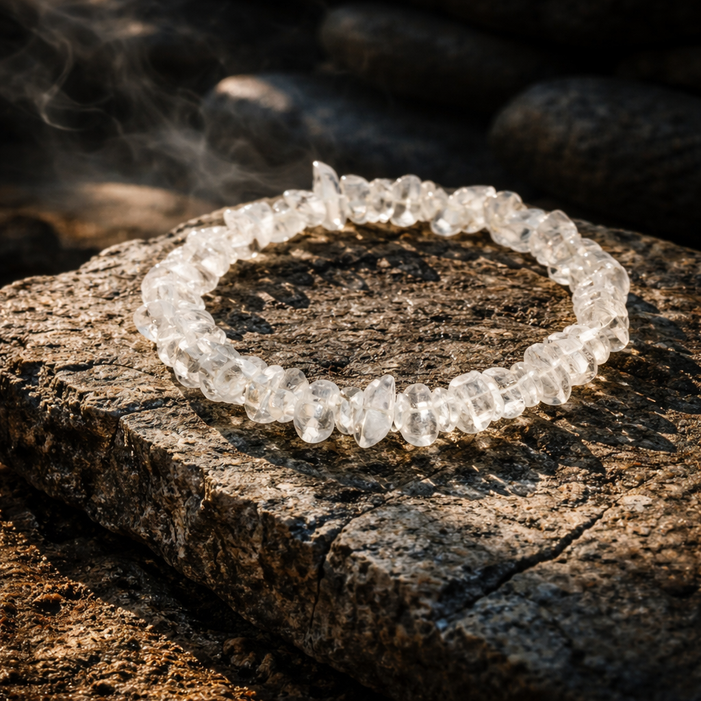 Bracelet cristal de roche
